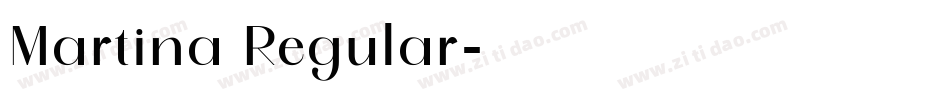 Martina Regular字体转换